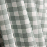 Fine Gingham Flannel in Sage Green - Ribes y Casals
