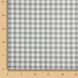 Fine Gingham Flannel in Sage Green - Ribes y Casals