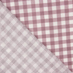 Fine Gingham Flannel, Mauve - Ribes y Casals
