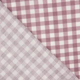 Fine Gingham Flannel, Mauve - Ribes y Casals