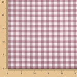 Fine Gingham Flannel, Mauve - Ribes y Casals