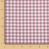 Fine Gingham Flannel, Mauve - Ribes y Casals