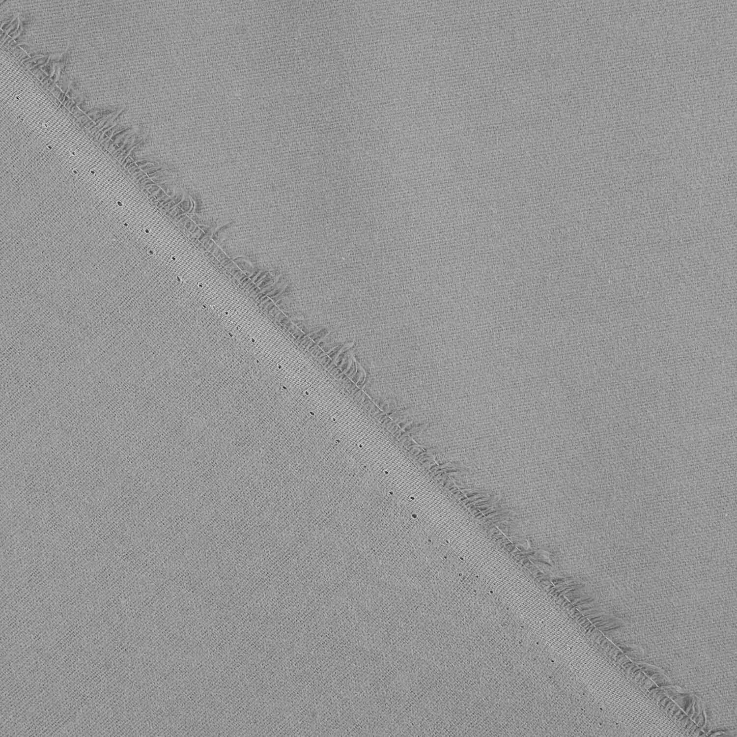 Fine Grey Cotton Flannel - Ribes y Casals