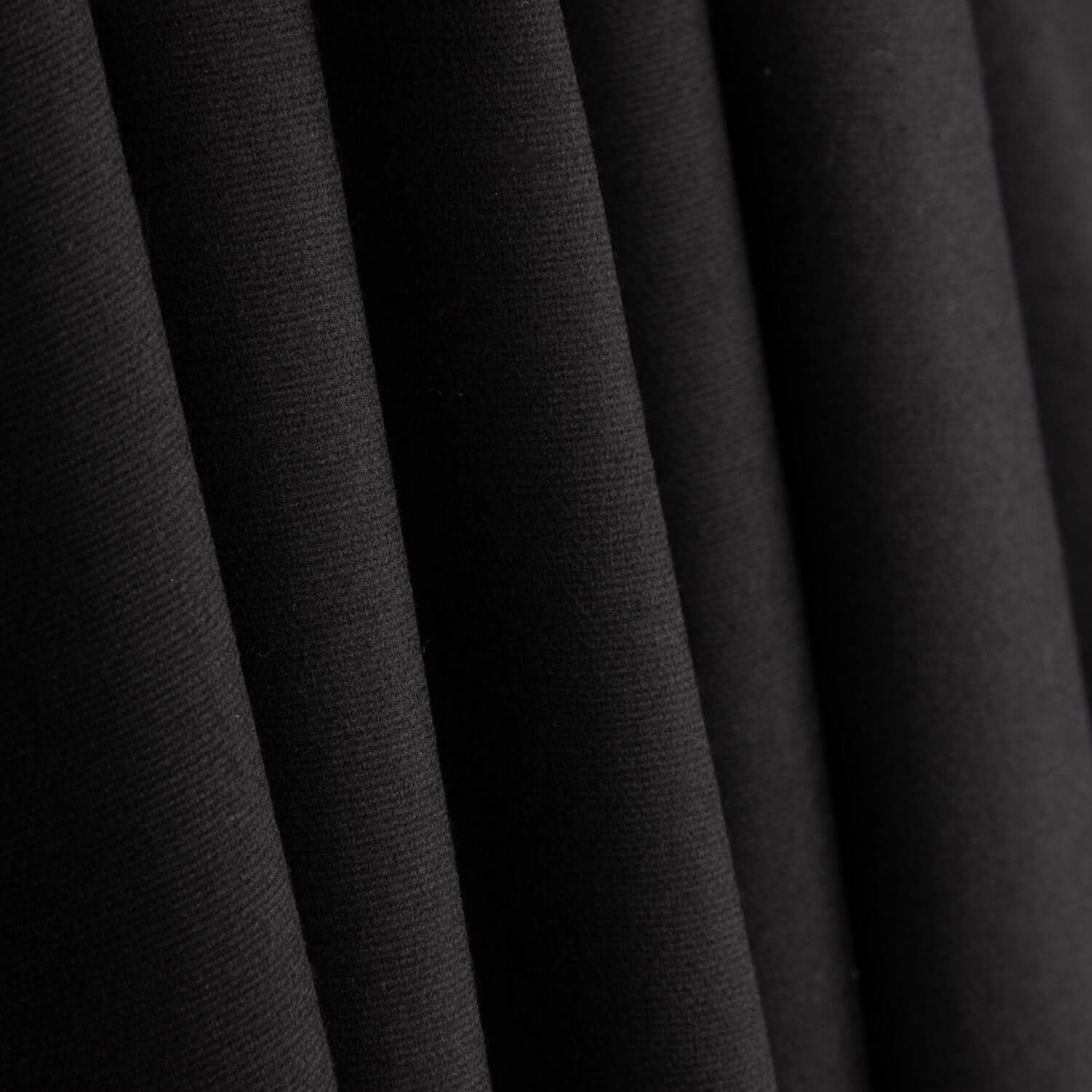 Black Lightweight Cotton Flannel - Ribes y Casals