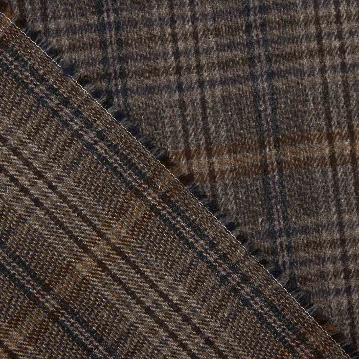 Blue Check Mouflon Wool - Ribes y Casals