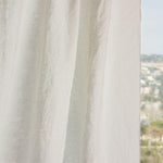 100% Natural White Linen Sheer - Ribes y Casals