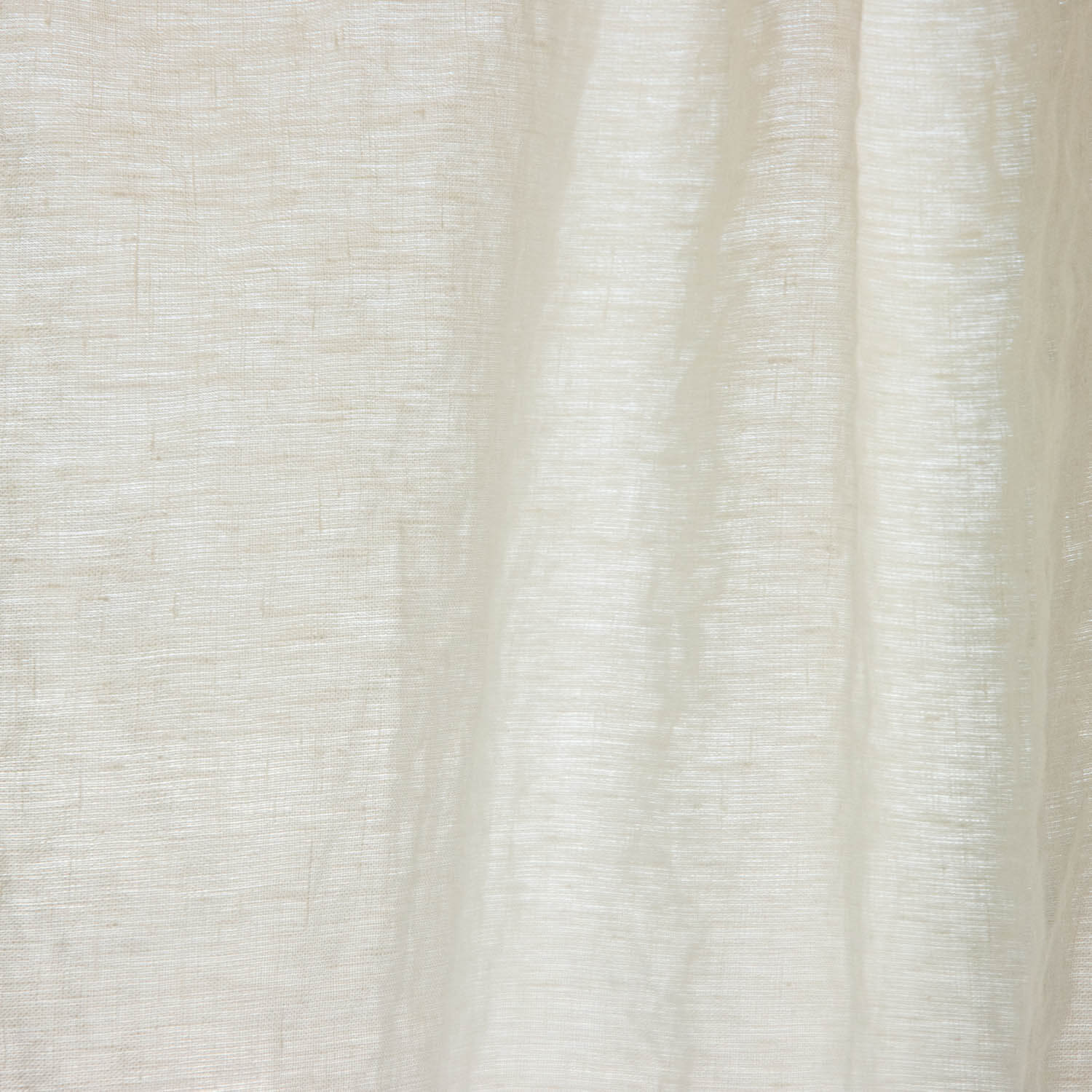 100% Natural White Linen Sheer - Ribes y Casals