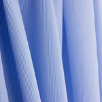 Blue and White Fine Striped Cotton Voile - Ribes y Casals