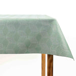Green Cube Stain-Resistant Coated Tablecloth - Ribes y Casals