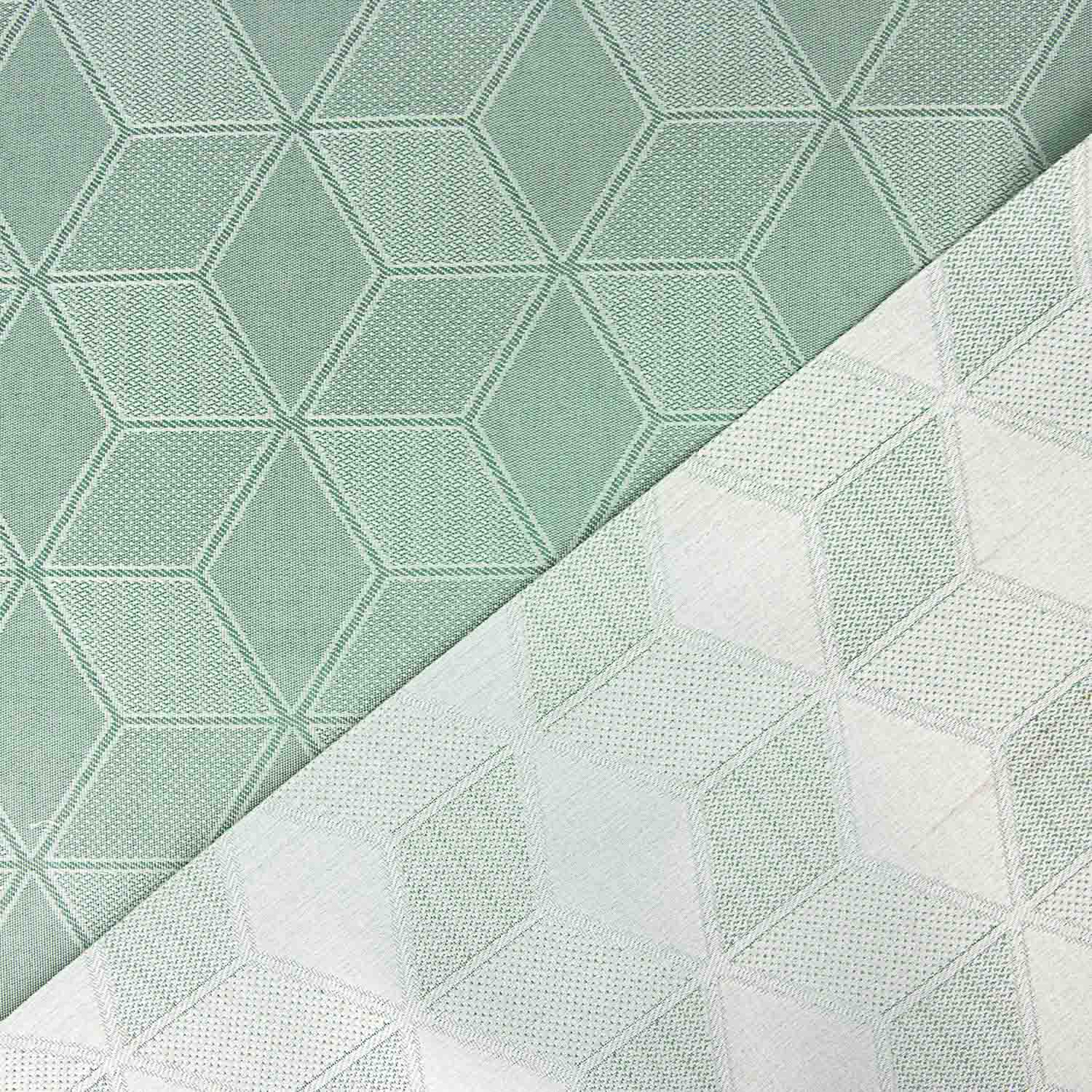 Green Cube Stain-Resistant Coated Tablecloth - Ribes y Casals