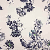 Printed Polyester Satin: Night Garden - Ribes y Casals