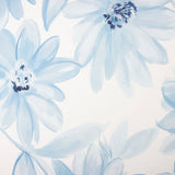 Blue Watercolour Floral Viscose - Ribes y Casals