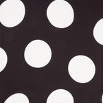 Satin Spandex Polka Dot Maxi White - Ribes y Casals