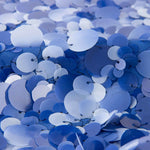 Georgette Sequined Maxi Dress Blue - Ribes y Casals