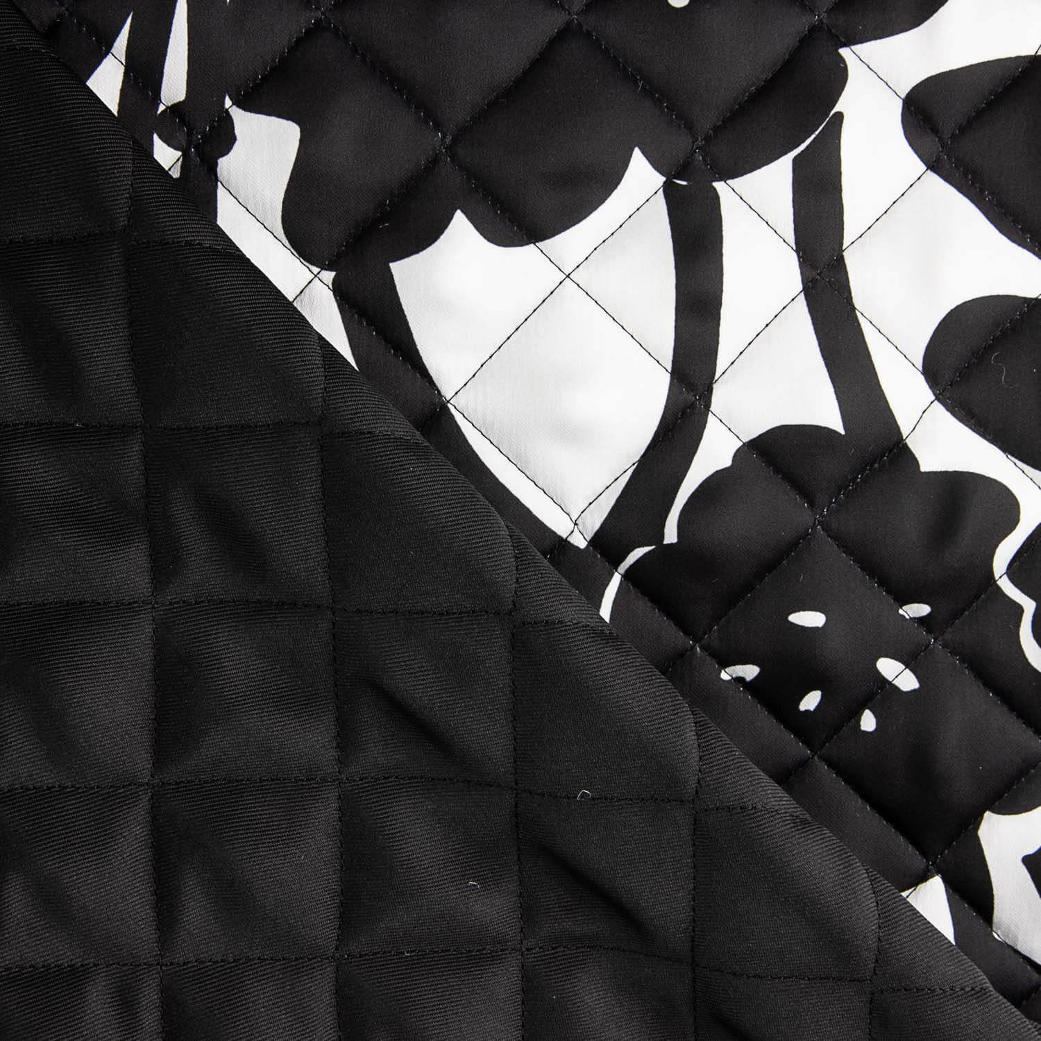Reversible Quilted Black and White - Ribes y Casals