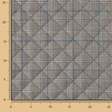 Welsh Check Quilt with Blue Lining - Ribes y Casals