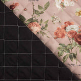 Pink Floral Viyella Quilt with Black Lining - Ribes y Casals