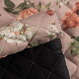 Pink Floral Viyella Quilt with Black Lining - Ribes y Casals