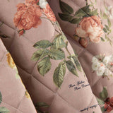 Pink Floral Viyella Quilt with Black Lining - Ribes y Casals
