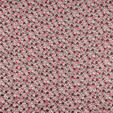 Quilted Cotton Viyella – Crimson Flowers - Ribes y Casals