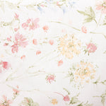 Soft Beige Floral Print Linen Tablecloth - Ribes y Casals