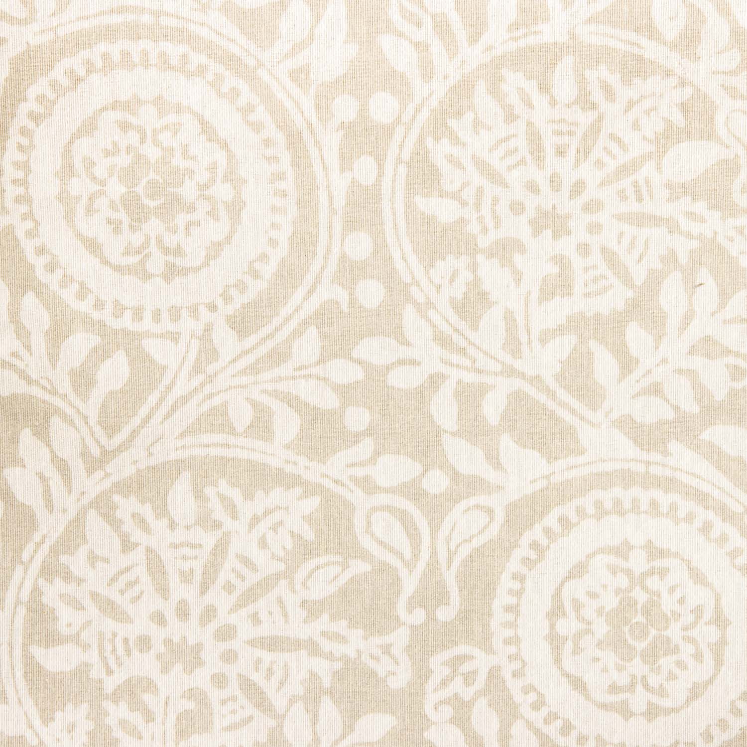 Beige Damask Linen Tablecloth - Ribes y Casals