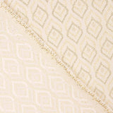 Jacquard Canvas Lágrima Lurex Ecru - Ribes y Casals