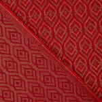 Red Lurex Jacquard Canvas - Ribes y Casals