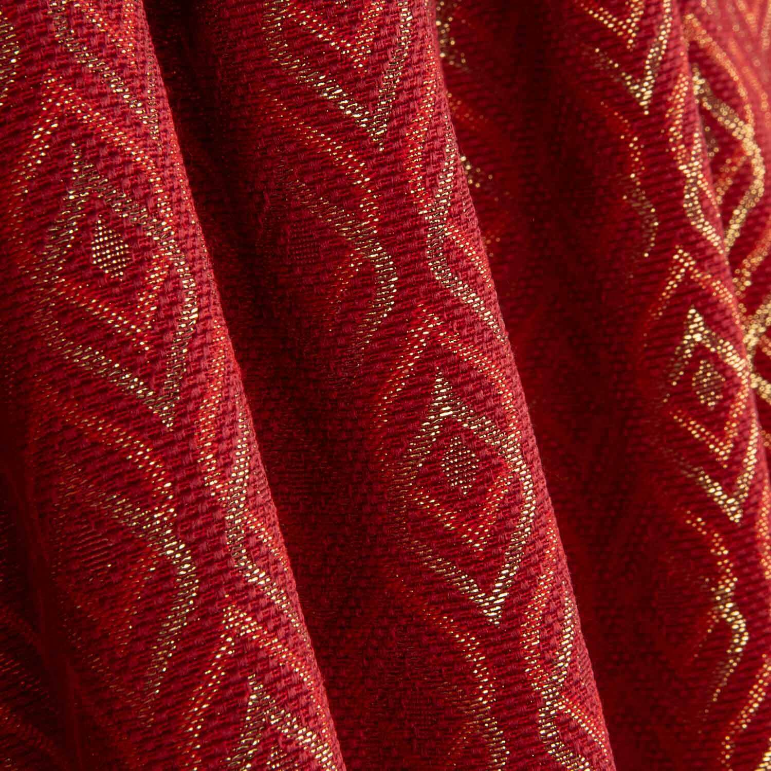 Red Lurex Jacquard Canvas - Ribes y Casals