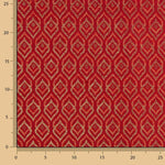 Red Lurex Jacquard Canvas - Ribes y Casals