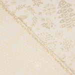 Raw Lurex Christmas Jacquard Canvas - Ribes y Casals