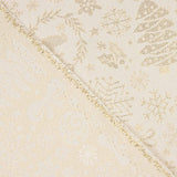 Raw Lurex Christmas Jacquard Canvas - Ribes y Casals