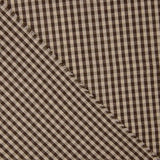 Brown-Camel Cotton Vichy - Ribes y Casals