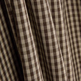 Brown-Camel Cotton Vichy - Ribes y Casals