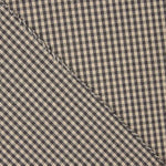 Dark Grey-Camel Cotton Vichy - Ribes y Casals