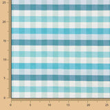 Fine Canvas, Blue-Green Checks - Ribes y Casals