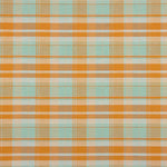 Fine Canvas, Orange and Mint Checks - Ribes y Casals