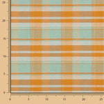 Fine Canvas, Orange and Mint Checks - Ribes y Casals