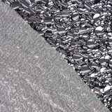 Silver Lycra Sequins Shells - Ribes y Casals