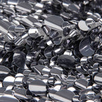 Silver Lycra Sequins Shells - Ribes y Casals