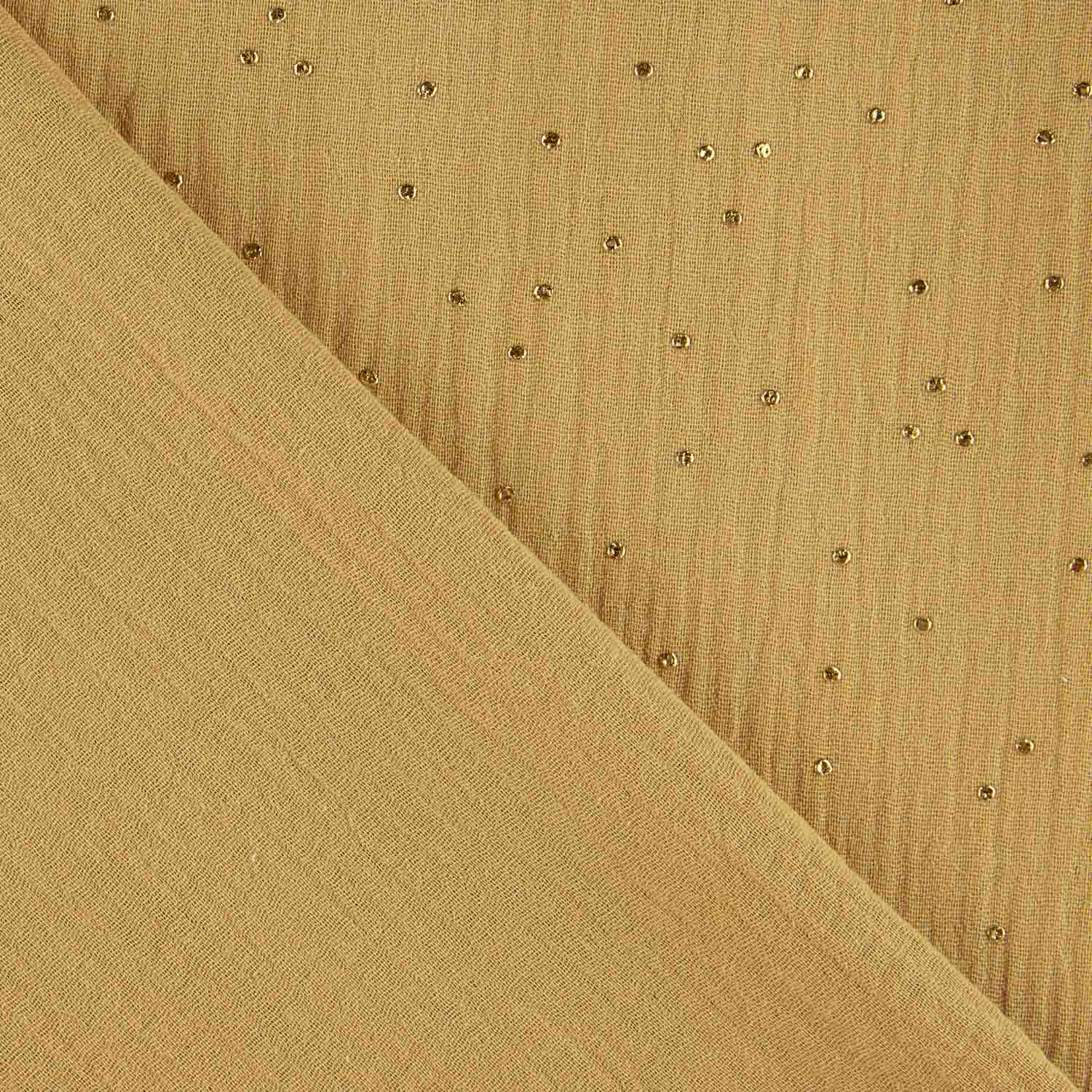 Bambula Cotton Lurex Constellation Camel - Ribes y Casals