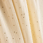 Pale Yellow Lurex Cotton Chintz - Ribes y Casals