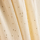 Pale Yellow Lurex Cotton Chintz - Ribes y Casals