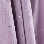 Light Lilac Constellation Lurex Cotton Fabric - Ribes y Casals