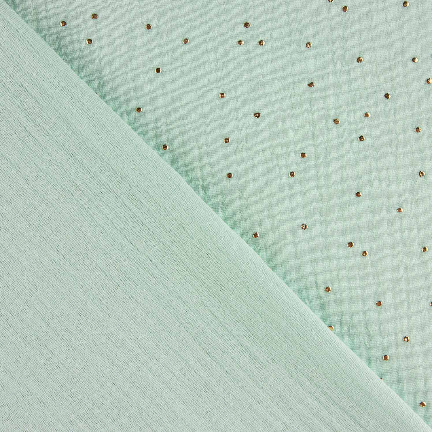 Bambula Cotton Lurex Water Green Constellation - Ribes y Casals