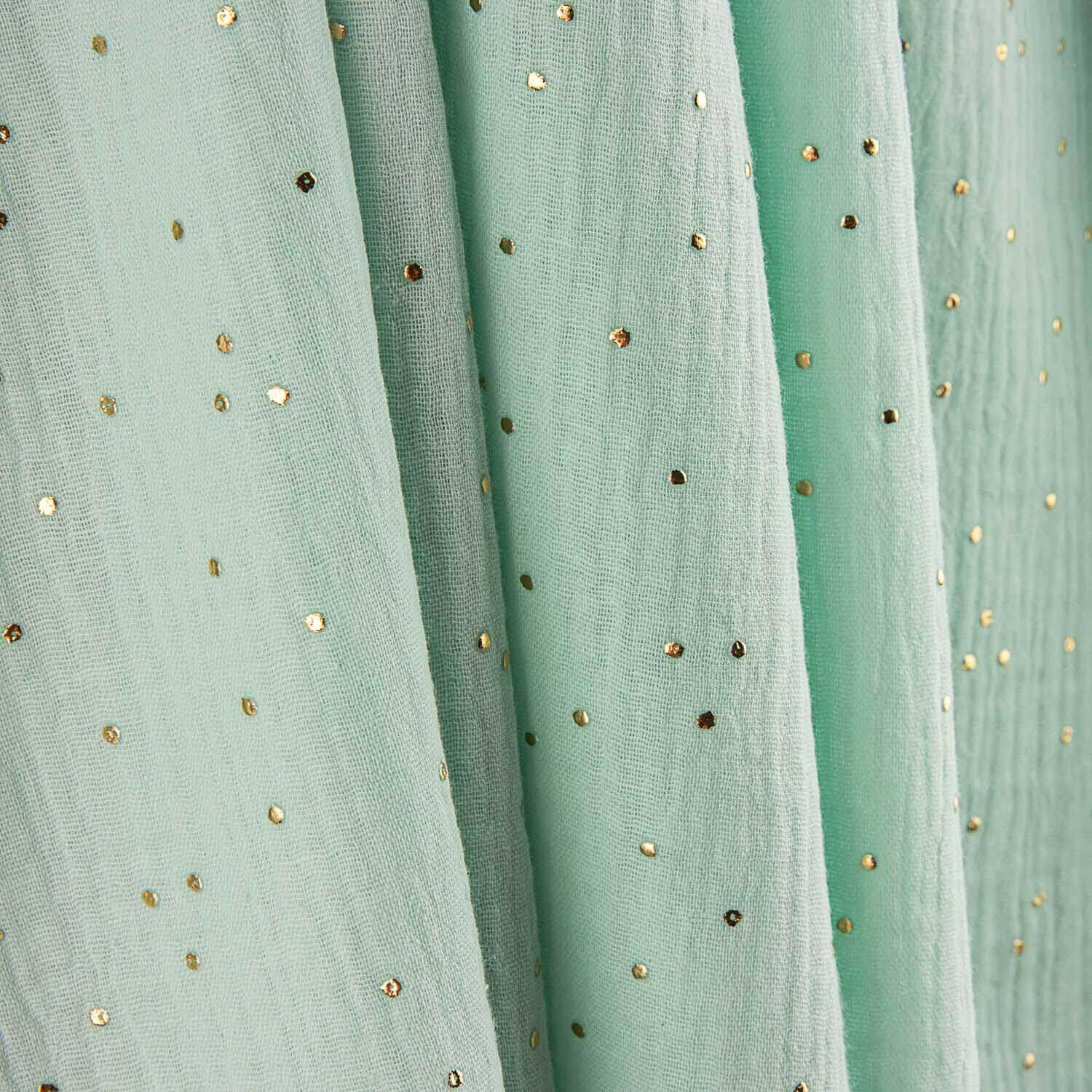 Bambula Cotton Lurex Water Green Constellation - Ribes y Casals