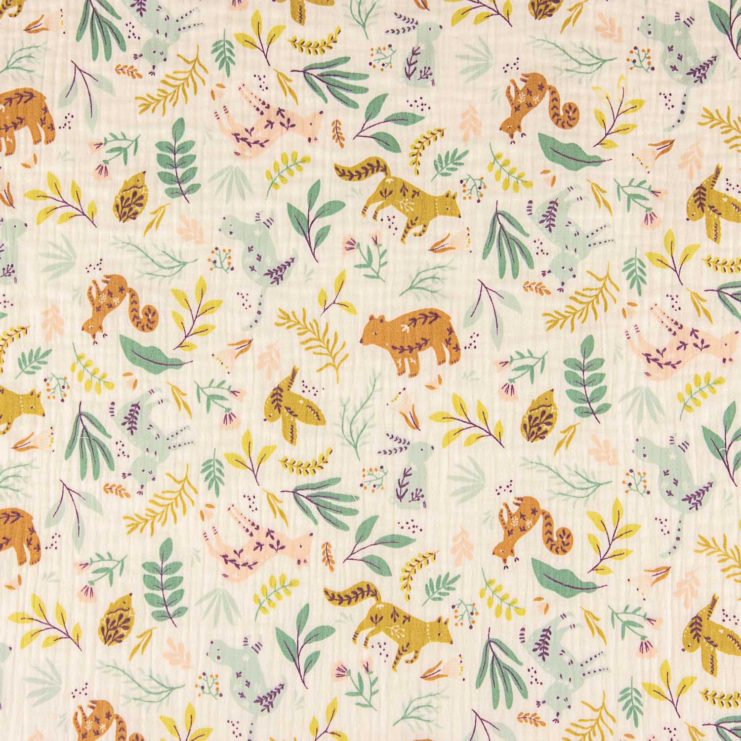 Jungle Animals Cotton Blanket - Ribes y Casals