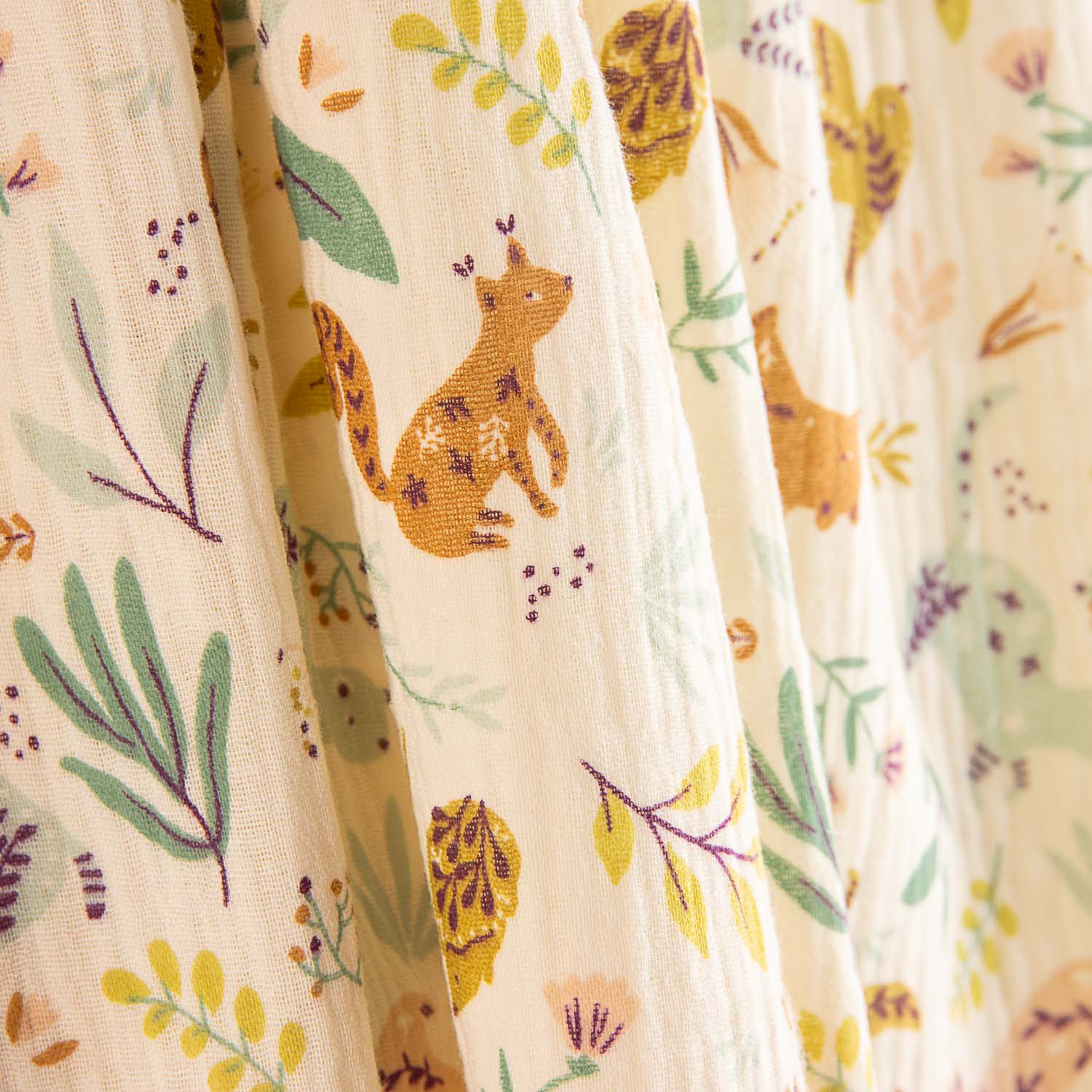 Jungle Animals Cotton Blanket - Ribes y Casals