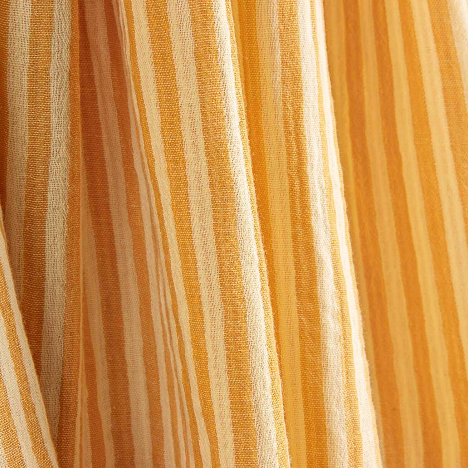 Double Gauze Muslin Striped Two-Tone Yellow - Ribes y Casals