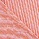 Double Gauze Muslin Striped Two-Tone Red - Ribes y Casals